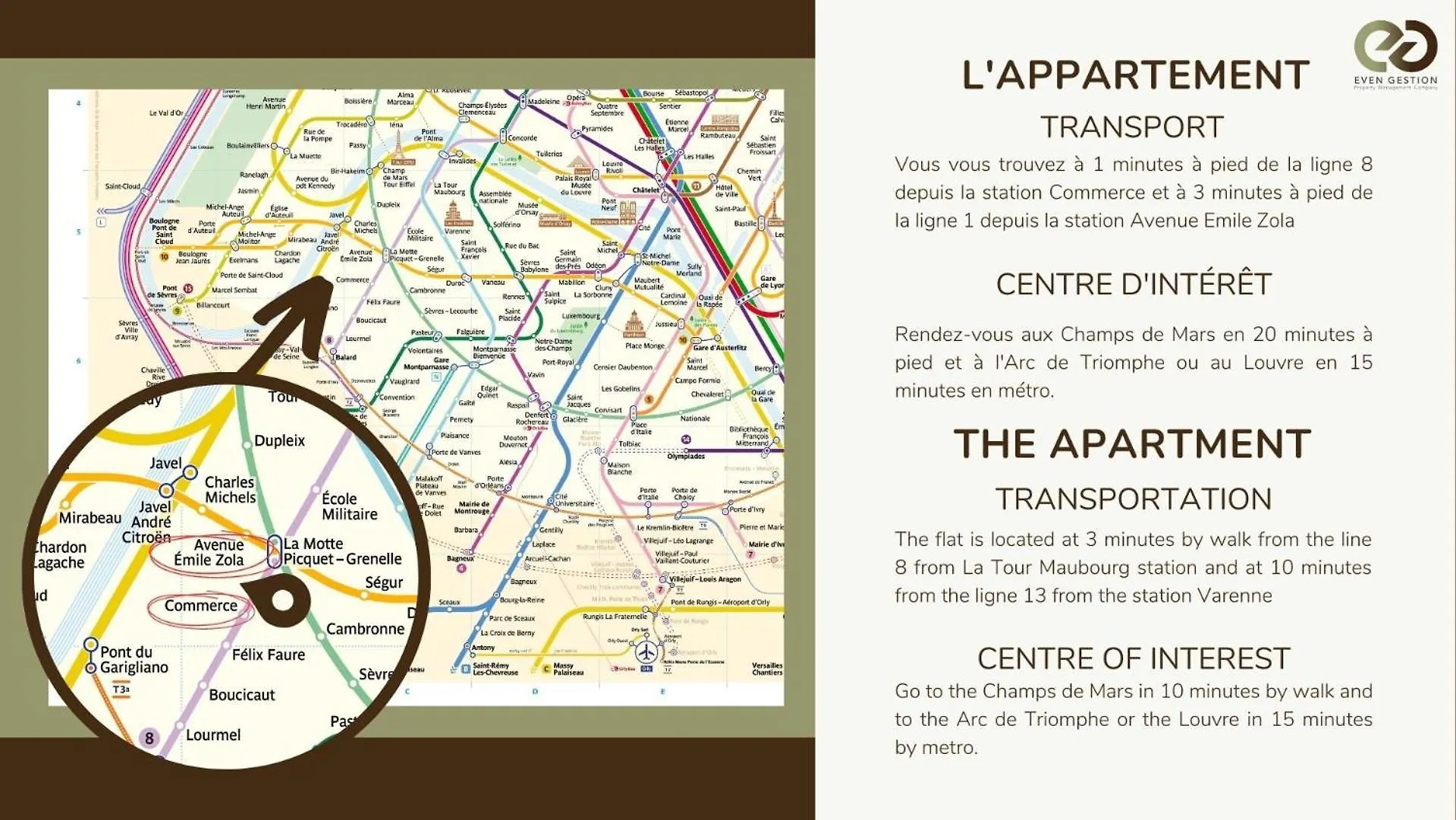 4d#appart 4pers # 1 # Commerce # 15#ac *