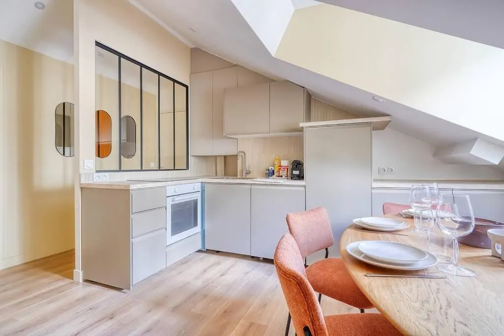 4d#appart 4pers # 1 # Commerce # 15#ac Apartmán Paříž