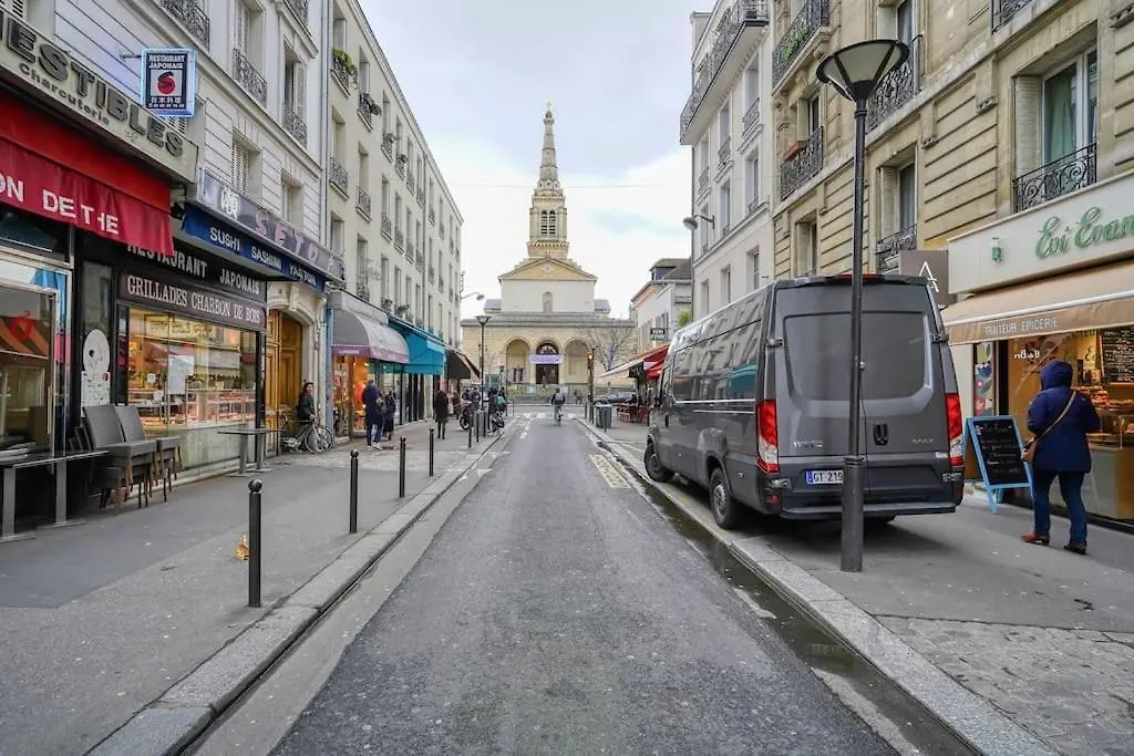 4d#appart 4pers # 1 # Commerce # 15#ac Apartamento Paris